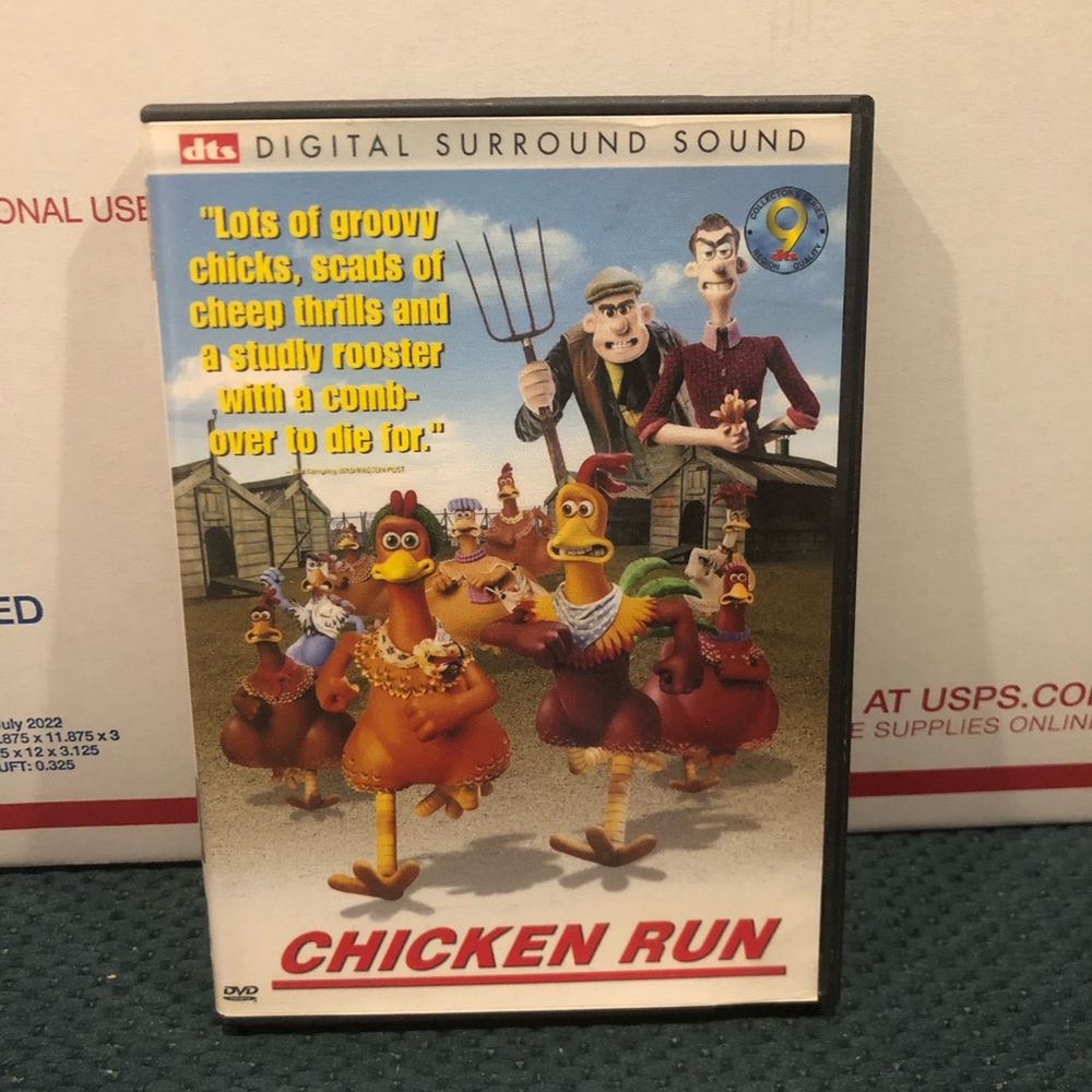 Chicken Run Widescreen Edition DVD Cartoon Comedy Family Movie 2000